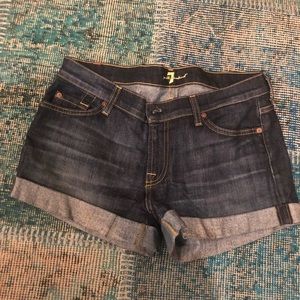 7 jean shorts size 30